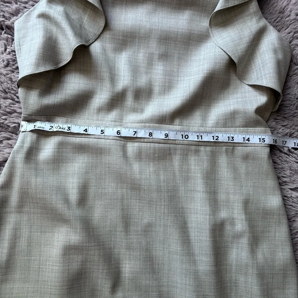 NWT J Crew ruffle sleeve sheath dress 100% wool